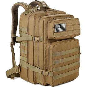 Mochila Táctica Militar 45L Molle, Mochila de Asalto del Ejército, Mochila de Emergencia para 3 Días, Senderismo, Excursionismo