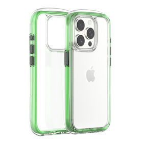 Coque de téléphone antichoc transparente TPU PC PE avec coussin d'air pour iPhone 15 Pro Max - Direct usine, personnalisable