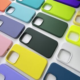 Vente en gros de coques de téléphone colorées en silicone pour iPhone 16 15 Pro Max