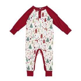 Custom Soft Breathable Baby Clothing Organic Bamboo Romper Kids Bamboo Pajamas for Toddler
