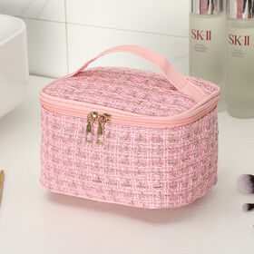 Sacs Cosmétiques Nouveau Design OEM & ODM, Sac de Maquillage Tendance, Sacs Cosmétiques en Nylon avec Fermeture Éclair, Prix Usine