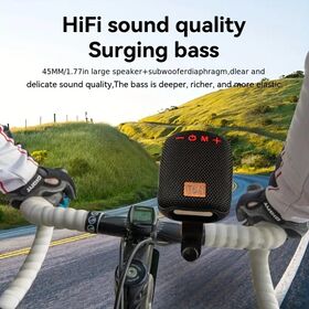 Alto-falante Bluetooth TG392 para exterior, ciclismo, suporte fixo, graves pesados, áudio portátil, inserção de cartão SD FM, TWS, fornecimento direto da fábrica OEM a baixo custo