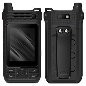 Rádio IP L2406 Walkie Talkie 4G, dispositivo POC de 2,4 polegadas compatível com RealPTT, 4100 mAh, Android 8.1, telefones robustos