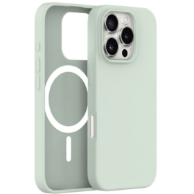 Bestseller: Flüssigsilikonhülle mit Magnet, personalisierbar, passend für iPhone 16