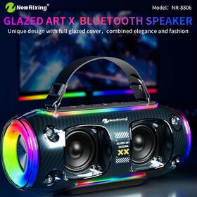 Speaker Mewah Harga Pabrik Produk Baru Cyberpunk Karaoke Luar Ruangan Speaker Bluetooth Subwoofer Trendi untuk Pesta