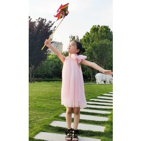 Girls Sleeveless Dresses,Party Skirt,Evening Skirt,Baby product, Boutique Pink Fluffy Girls Tutu Tulle Skirt for family shot