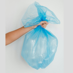 Produsen Desain Asli Kantong Sampah Segel Panas PE & PLA Ramah Lingkungan dan Kantong Shrink untuk Pembuangan Sampah Ukuran Dapat Disesuaikan