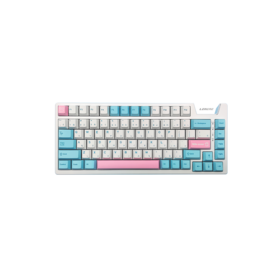 Mechanical Gaming Keyboard with Blue Switch, LED Blue Backlit Keyboard, 87 Keys Compact TKL Wired Computer Keyboard