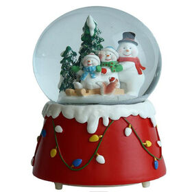 Boules De Noël Personnalisables 2025 - Bonhomme De Neige Avec Prénoms Famille - Décoration Sapin Personnalisée - Cadeau Unique