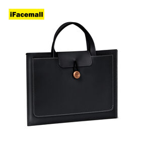 IFacemall Factory Wholesale Hot-selling Office Fashion PU Leather Laptop Bag Sleeve Case for iPad tablet Macbook computer for sale