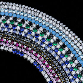 Bulk Buy China Wholesale Custom Moissanite Jewelry Tennis