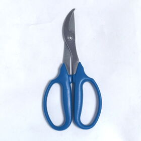 Stainless steel floral scissors garden shears bypass pruner with hollow plastic handle