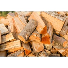 Fire Pit Wood 15 Birch Firewood Logs, Kiln-Dried Fire Wood For