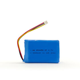 Venta al por mayor de fábrica Batería LiPo 3.7V AS853450 3000mAh 3Ah 1S2P Batería de polímero de litio recargable para electrónica de consumo