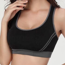 Bra Seamless Dampak Tinggi, Atasan Bra Olahraga Ringan untuk Yoga dan Kehidupan Sehari-hari, Atasan Bra Rajut OEM Multi Desain