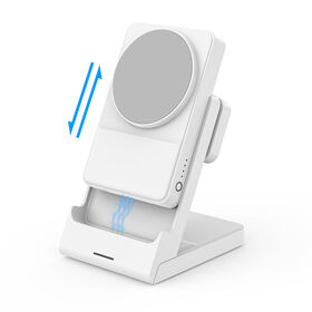 Factory Removable power bank 3 in 1 Magnetic Wireless Charger Stand for iphone watch earphone