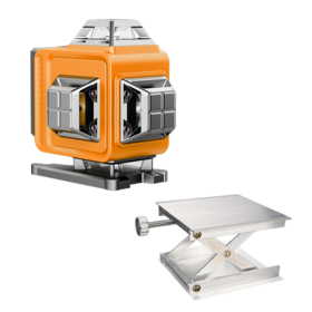 Set Level Laser Otomatis Konstruksi dengan Radiasi 360 Derajat, 16 Garis, Self Leveling, Laser Rotary untuk Mesin Bor
