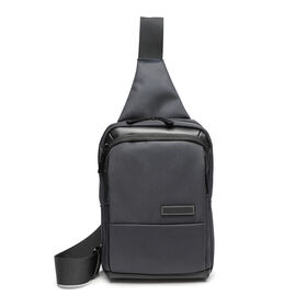 Bolsa de ombro transversal personalizada para meninos e homens, novo design, lazer, zíper, bolsa de peito pequena para adolescentes, bolsas