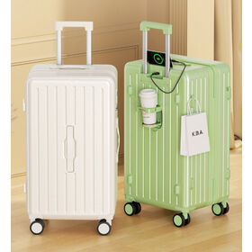 Factory best price wholesell Smart charging luggage Bag With charging port hiden phone holder Bag for sale