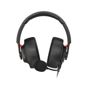 Casque à Isolation de Bruit JINDUN M18 avec Boîtier de Commande Filaire, Microphone, Bandeau Confortable pour Ordinateur PC