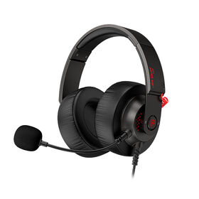 JINDUN M18 Headset Gaming Over-Ear Berkabel Suara Terbaik dengan Kotak Kontrol, Multi-platform, Headband Nyaman untuk PC PS5 NB