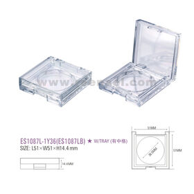 Transparente Kosmetikverpackungsboxen, in verschiedenen Farben und mit Logos erhältlich ES1087L-1Y36(ES1087LB)