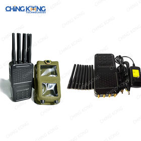 Handheld portable 8-band GSM mobile positioning GPS 2G 3G 4G signal interference blocking device