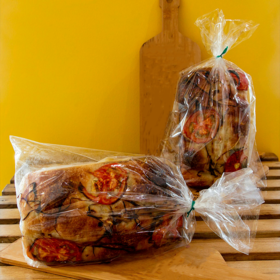 High Quality Reusable Plastic Wicket Bags with Custom Logo Heat-Sealed Gusset for Food Packaging Freezer Storage