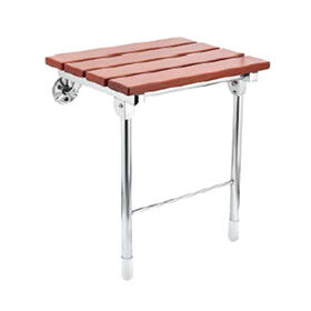 Silla de ducha de madera antiséptica para baño, habitaciones de hotel adaptadas y residencias de ancianos