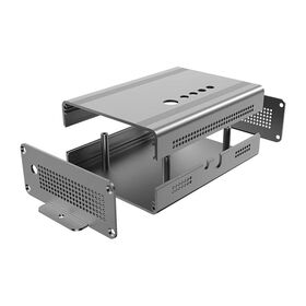 Aluminum Alloy CNC Whole Body Electrical Car Emergency Power Box Casing Customized Metal Electric Breaker Panel Box Enclosure