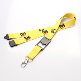 Promotion Polyester Bottle opener Phone Neck Lanyard Neck Straps Multi-function Mobile Phone Straps for gift