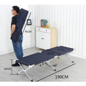 Lit De Camping Pliable – Adulte – Supporte 500 Lb – Gris – Voyage, Plage