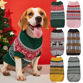 Classical Style Pet Sweater for Small to Large Dog Gentleman Dog Sweater Beautiful Pet Clothes