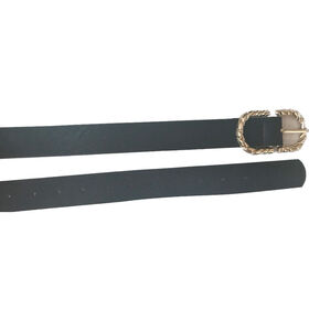 Venta al por mayor Gran oferta Nueva llegada Cinturón de PU 100% para damas, hebilla de una sola punta