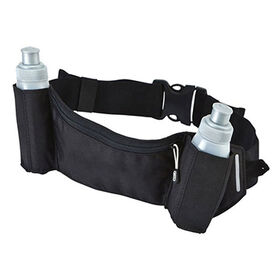 Waist bag running belt with bottle, two bottle holder, size: 47*7.5*14cm