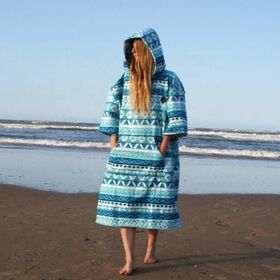 best beach dresses for plus size Premium Royal Blue Changing Robe main image 1
