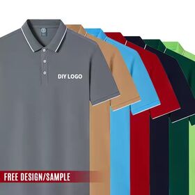 Wholesale Oem Odm Golf Polo Shirts Short Sleeve Business Uniform Polo Clothing Men Custom Logo Printing Designer Polo T-Shirt
