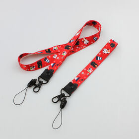 Polyester Bottle opener cell Phone Lanyard Neck Straps Multi-function Multicolor Mobile Phone Straps Customized Available