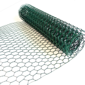 Grillage Hexagonal Galvanisé / Treillis Métallique Revêtu de PVC