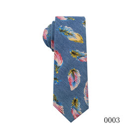 Herren Krawatte aus Baumwolle mit Print, Retro Business Trend