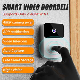 Fabricants en gros de sonnette vidéo intelligente X9 sans fil, surveillance à distance de la maison, interphone vidéo, capture HD avec vision nocturne