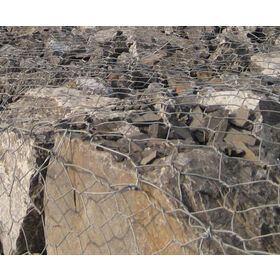 Gabions décoratifs hexagonaux en treillis métallique les plus vendus directement des usines