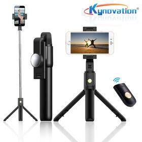 Trépied bâton à selfie Bluetooth K10 en gros des fabricants, bâton à selfie universel pour téléphone mobile Android/iOS, artefact de selfie en direct