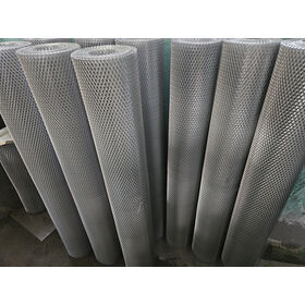 Malla metálica expandida para paneles de cercas, rejillas, pasarelas, protecciones, barras de metal expandido.