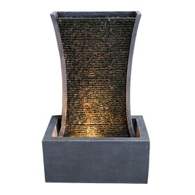 Supplier water wall fountain decoration made of polyresin for home decoration
