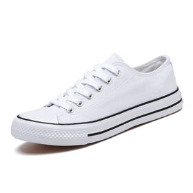 Plain white canvas shoes in bulk best sale