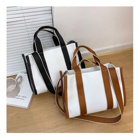 Eco-Friendly Heavy Duty Canvas Grocery Bags Women Shopping Cotton Canvas Tote Bags