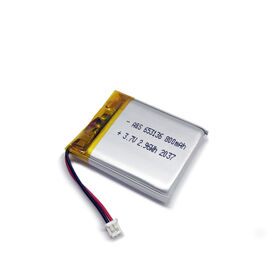 Batterie LiPo Rechargeable A&S Power 3.7V 800mAh, Certifiée CE RoHS UN38.3 pour Éclairage LED