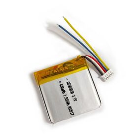 Batterie Lithium Polymère 3.7V 430mAh, Batterie Lipo Rechargeable Haute Capacité, Certifiée UL1642 CE UN38.3 pour Gadgets Intelligents Portables