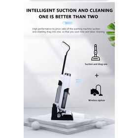 Aspirateur et vadrouille de nettoyage automatique sans fil, portatif, de grande capacité pour le nettoyage des sols domestiques